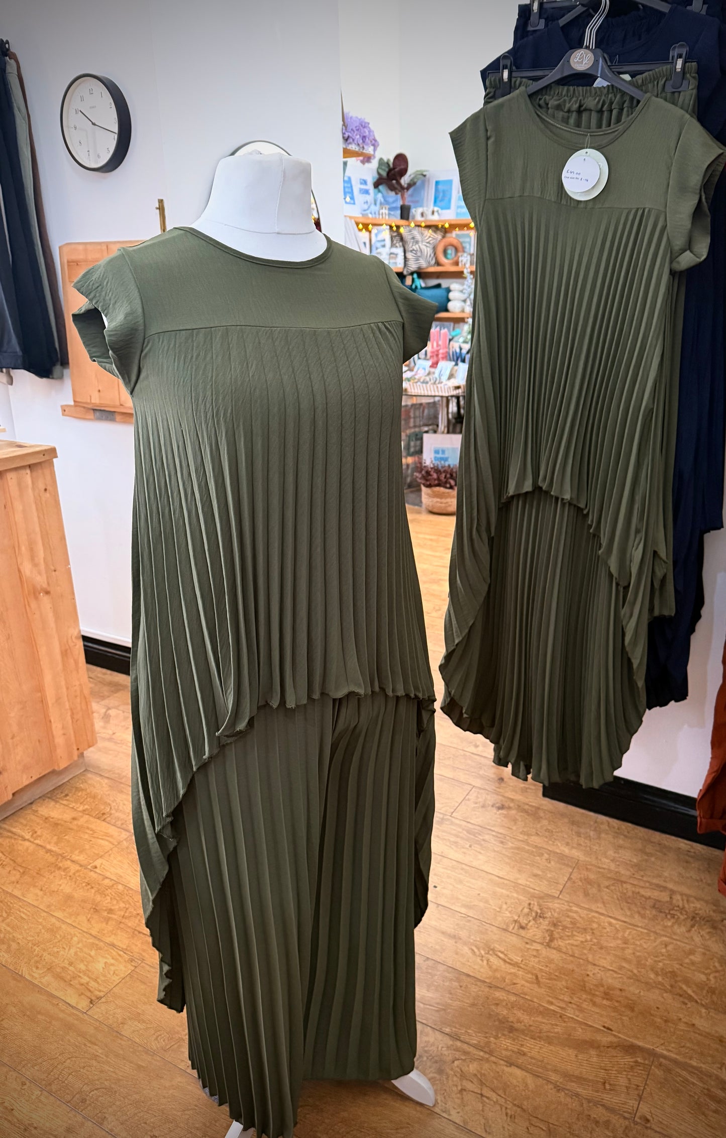 Pleated co-ord