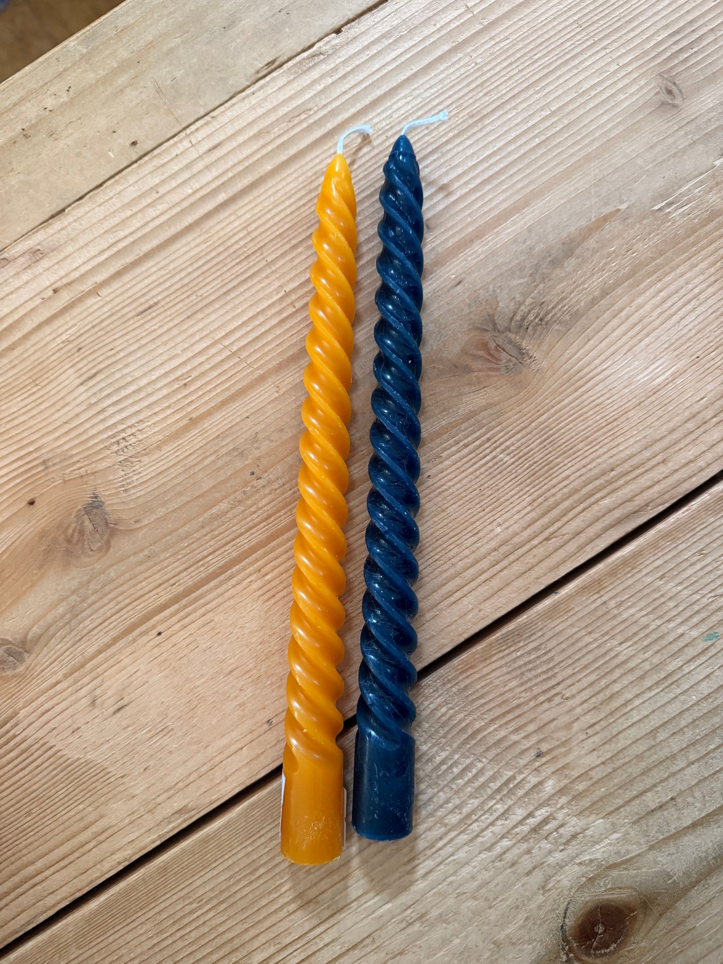 twist tapered candle