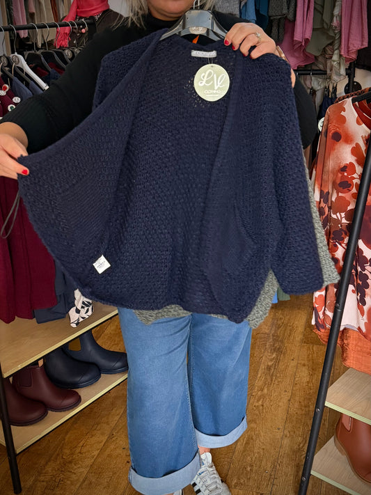 Waterfall style cardi