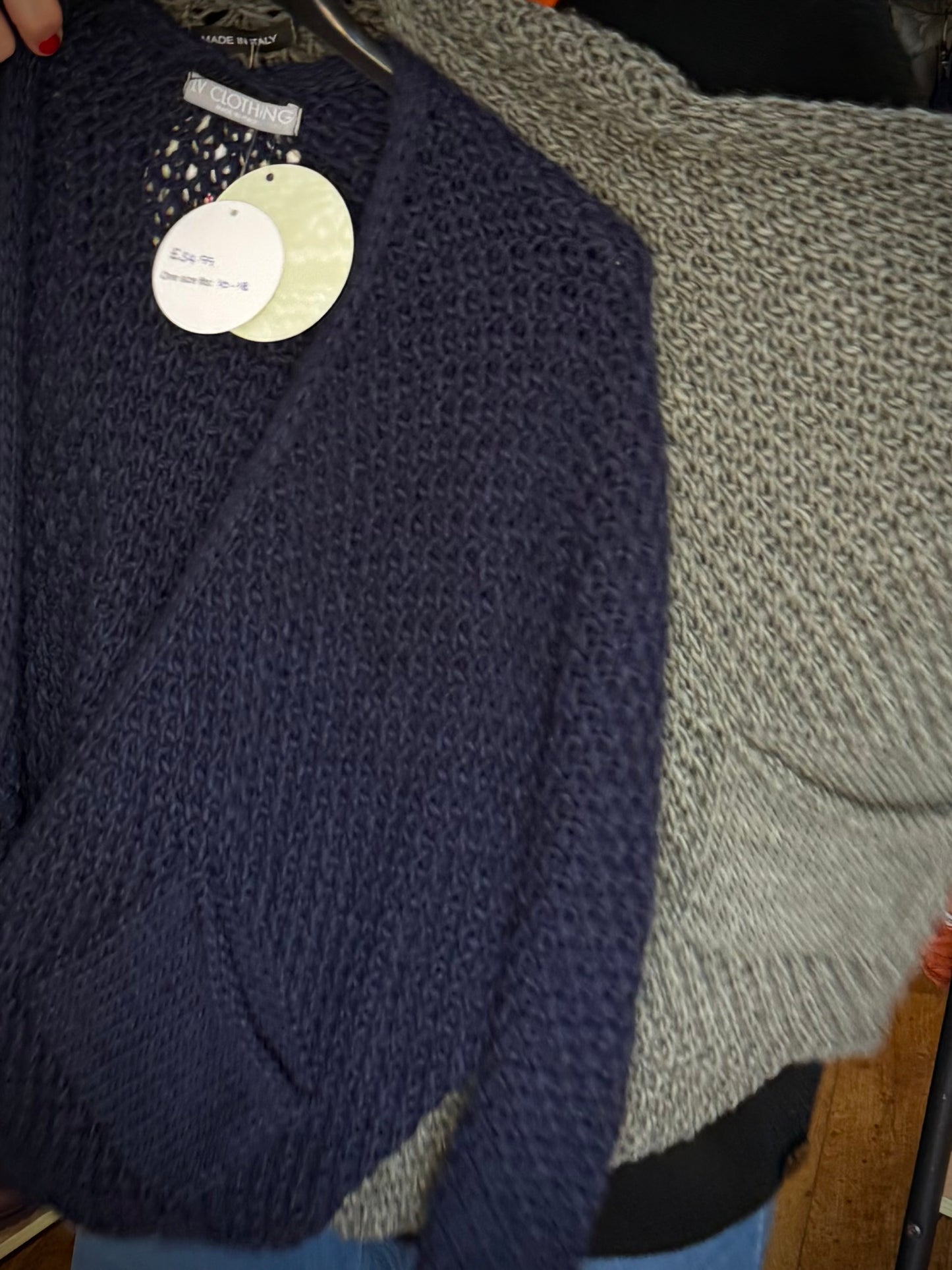 Waterfall style cardi