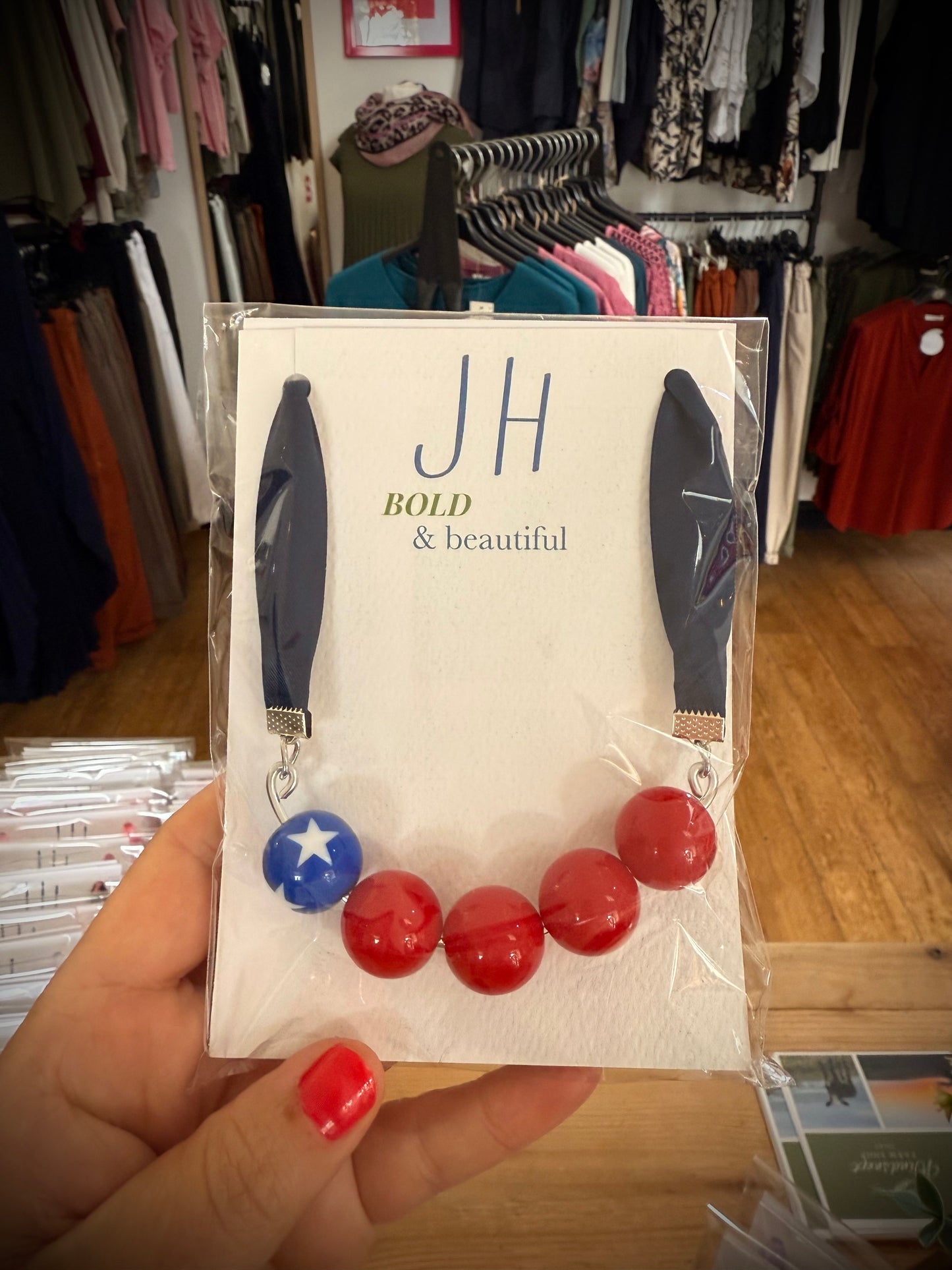 JH BOLD & Beautiful - Stars & stripes - red, white & blue