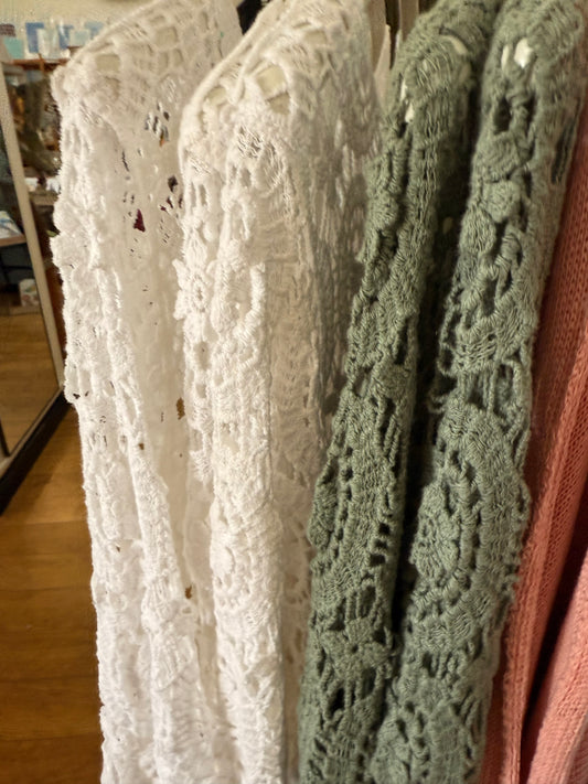 Fine Crochet knit top
