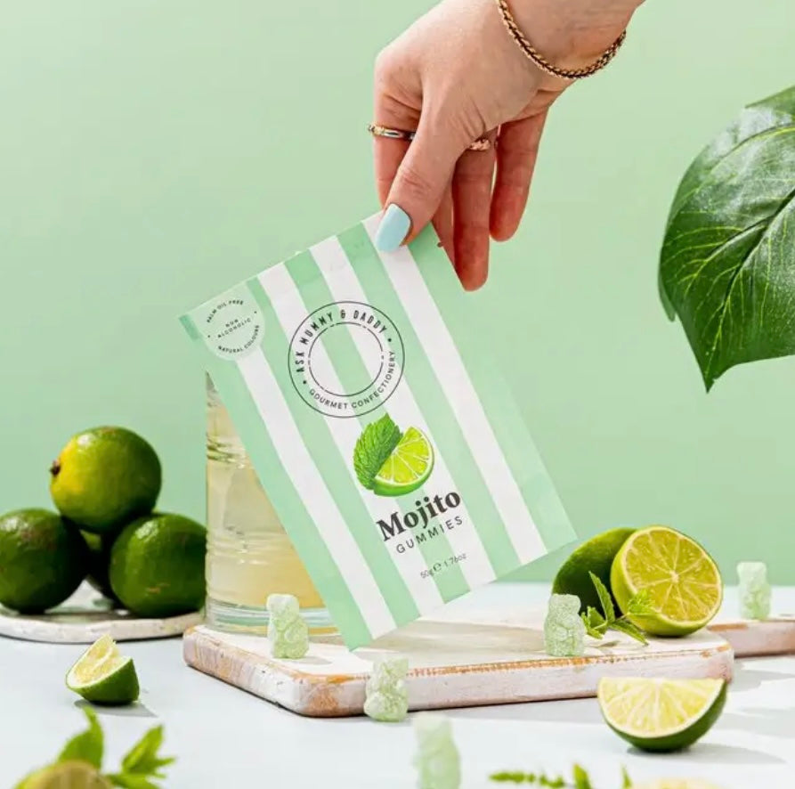 Cocktail flavoured gummies