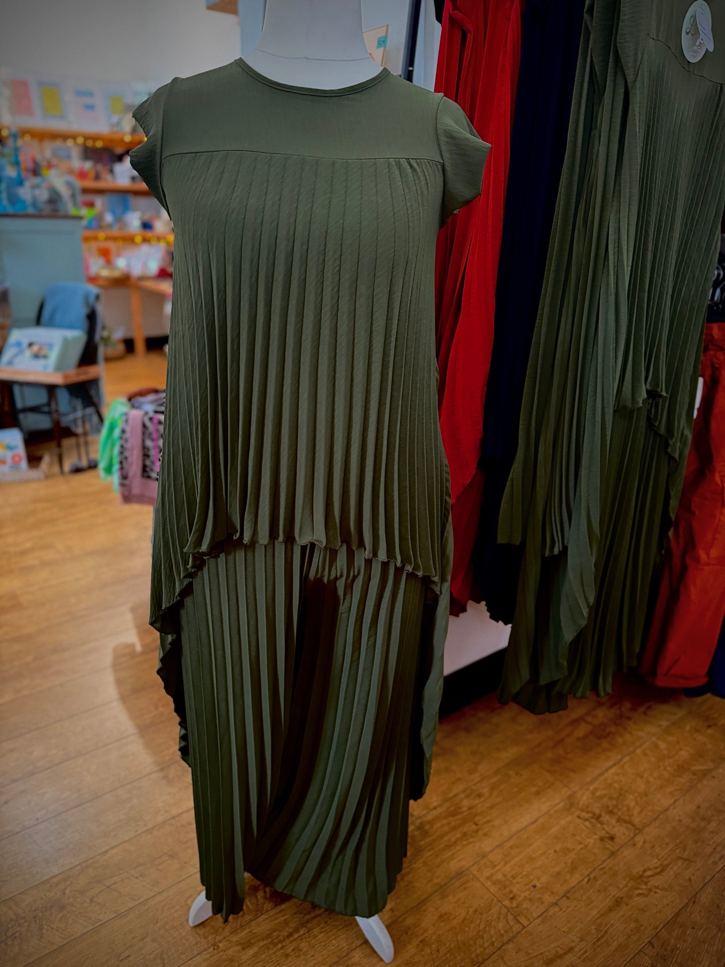 Pleated co-ord
