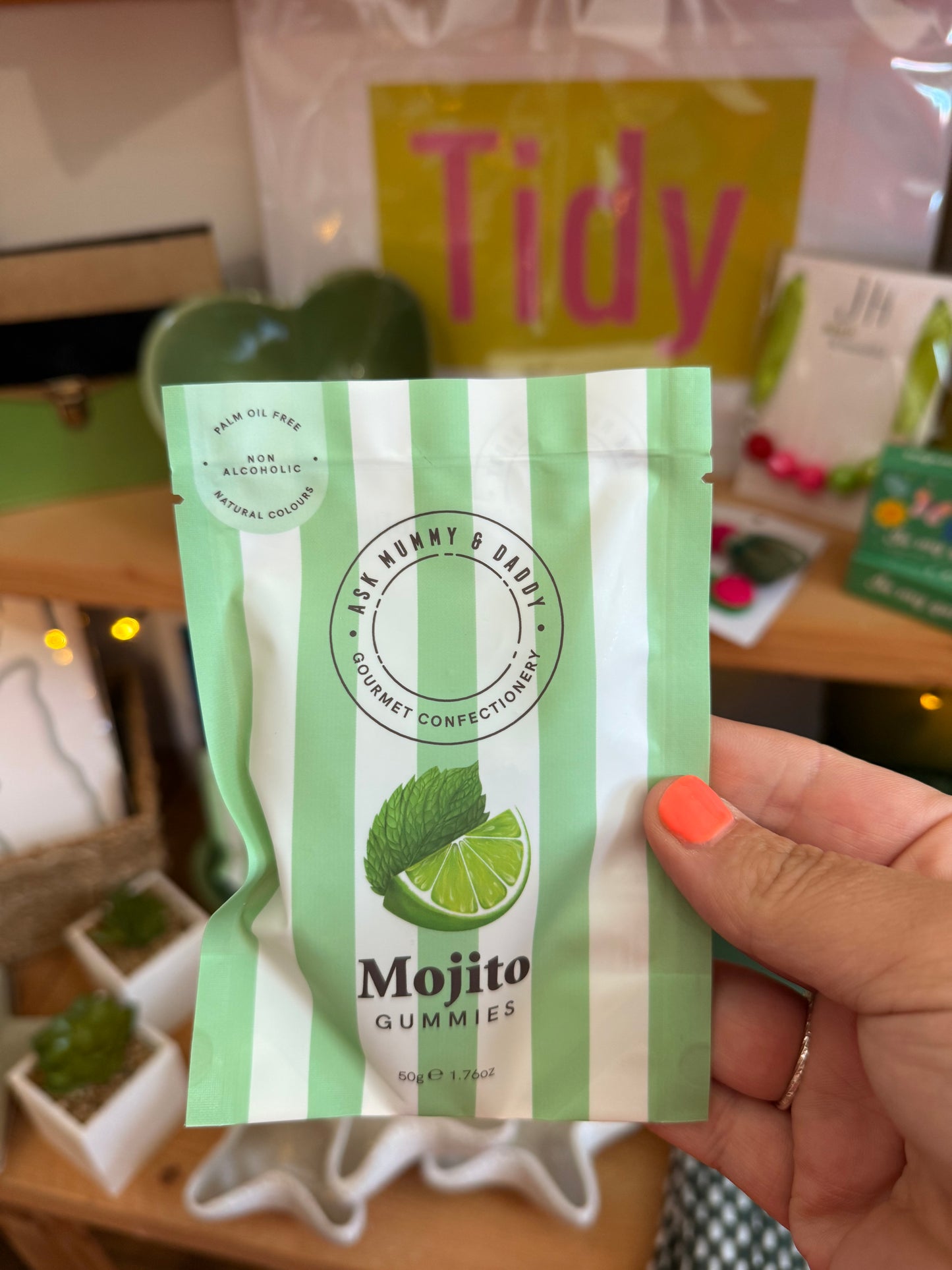 Cocktail flavoured gummies