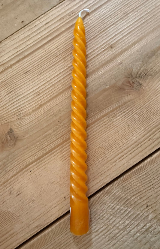 twist tapered candle