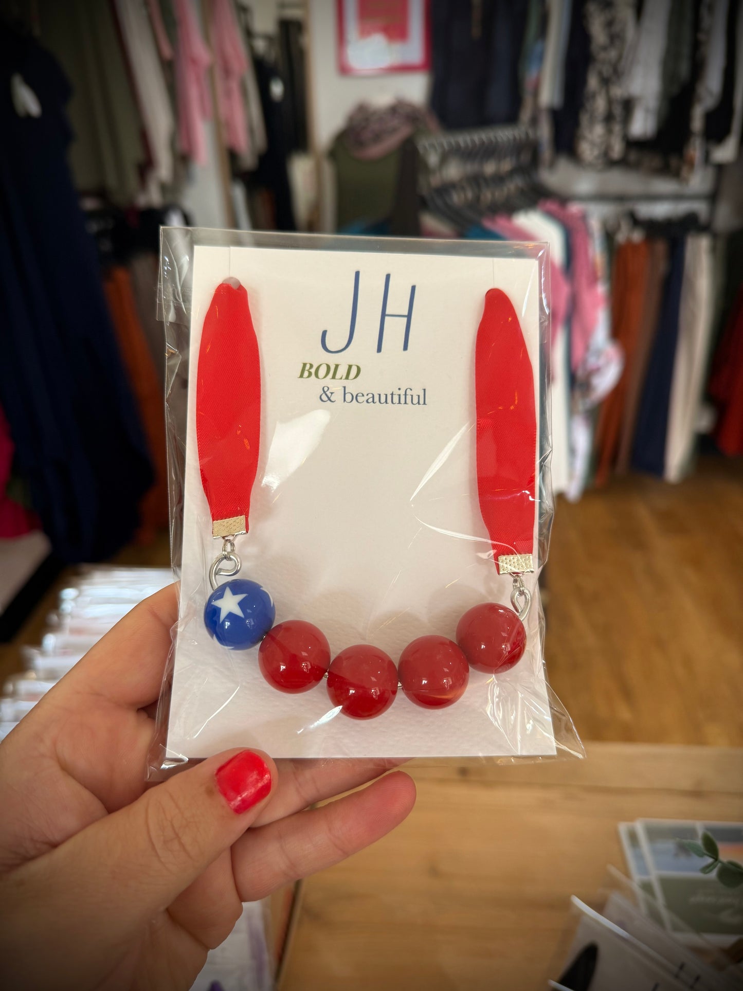 JH BOLD & Beautiful - Stars & stripes - red, white & blue