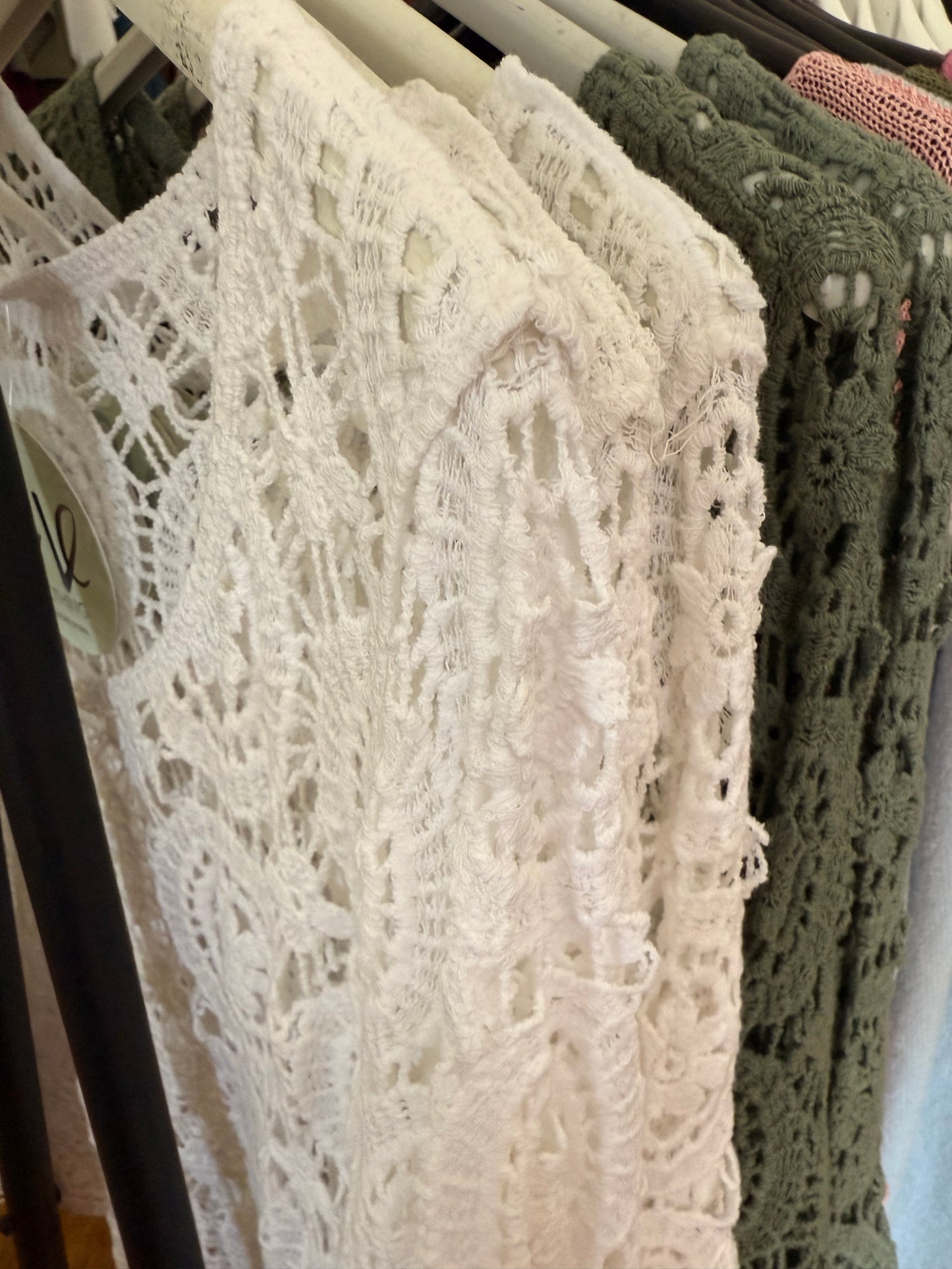 Fine Crochet knit top