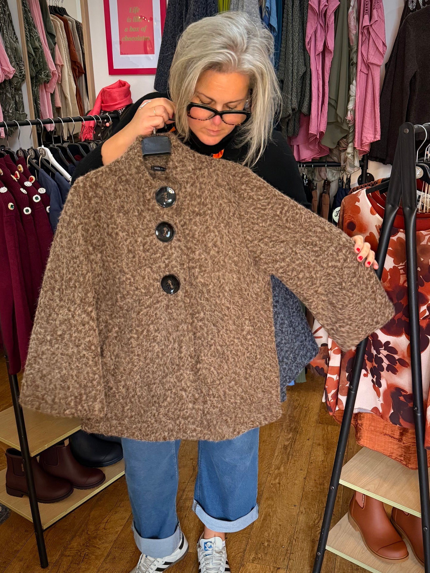 Big button Jacket
