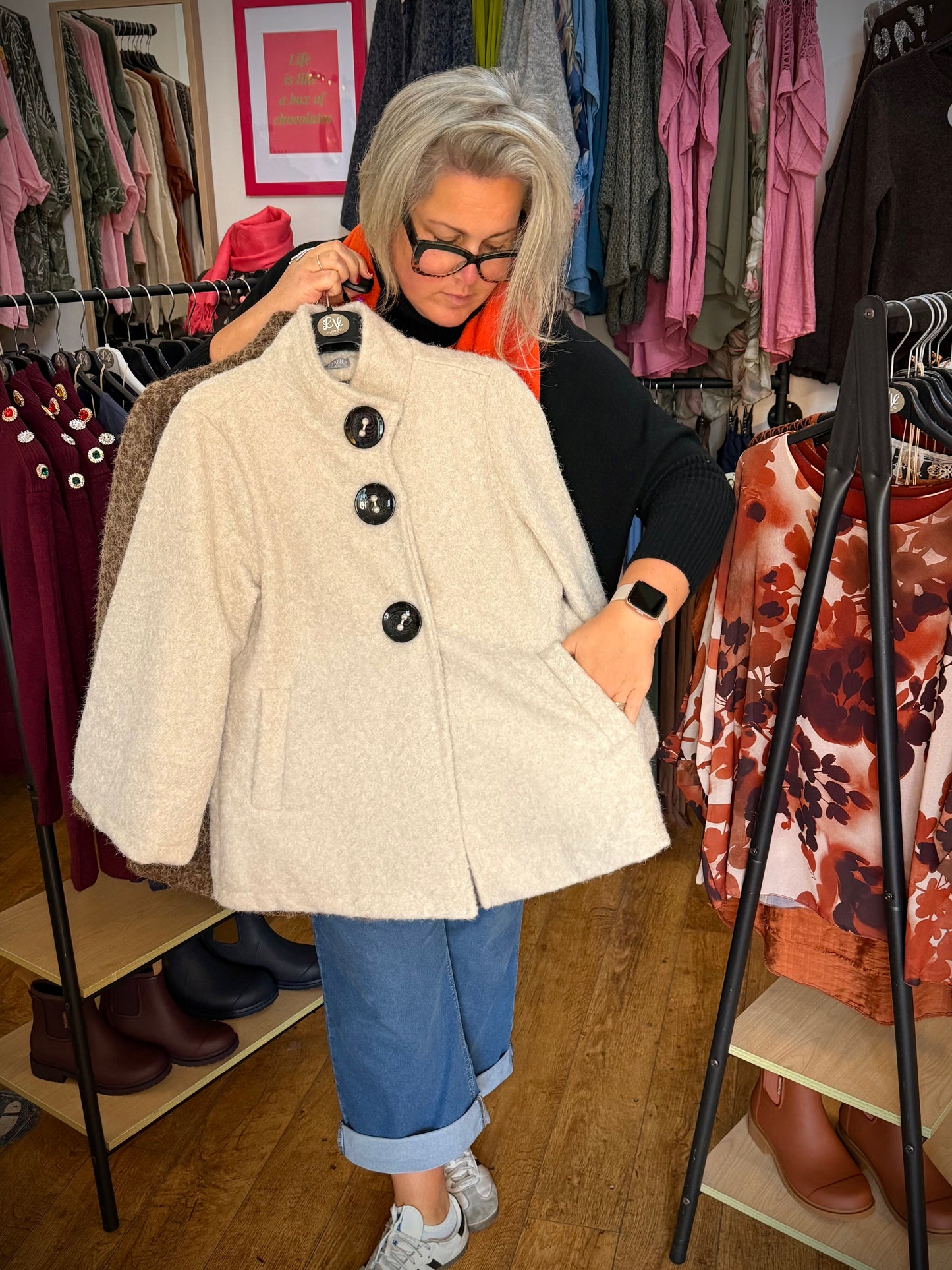 Big button Jacket