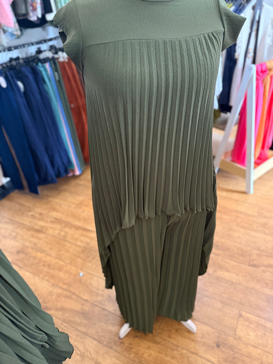 Pleated co-ord