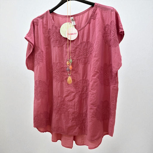 Embroidery detail top. One size fits 10-18
