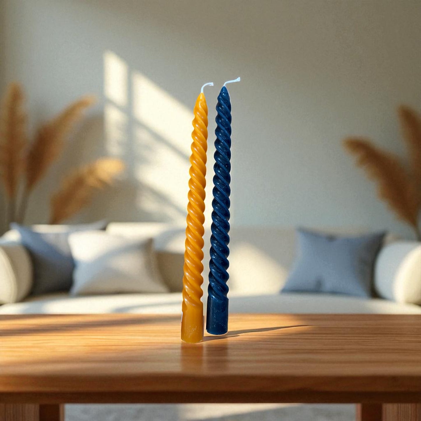 twist tapered candle