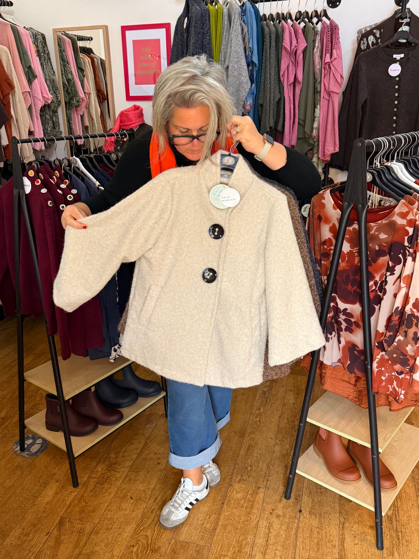 Big button Jacket