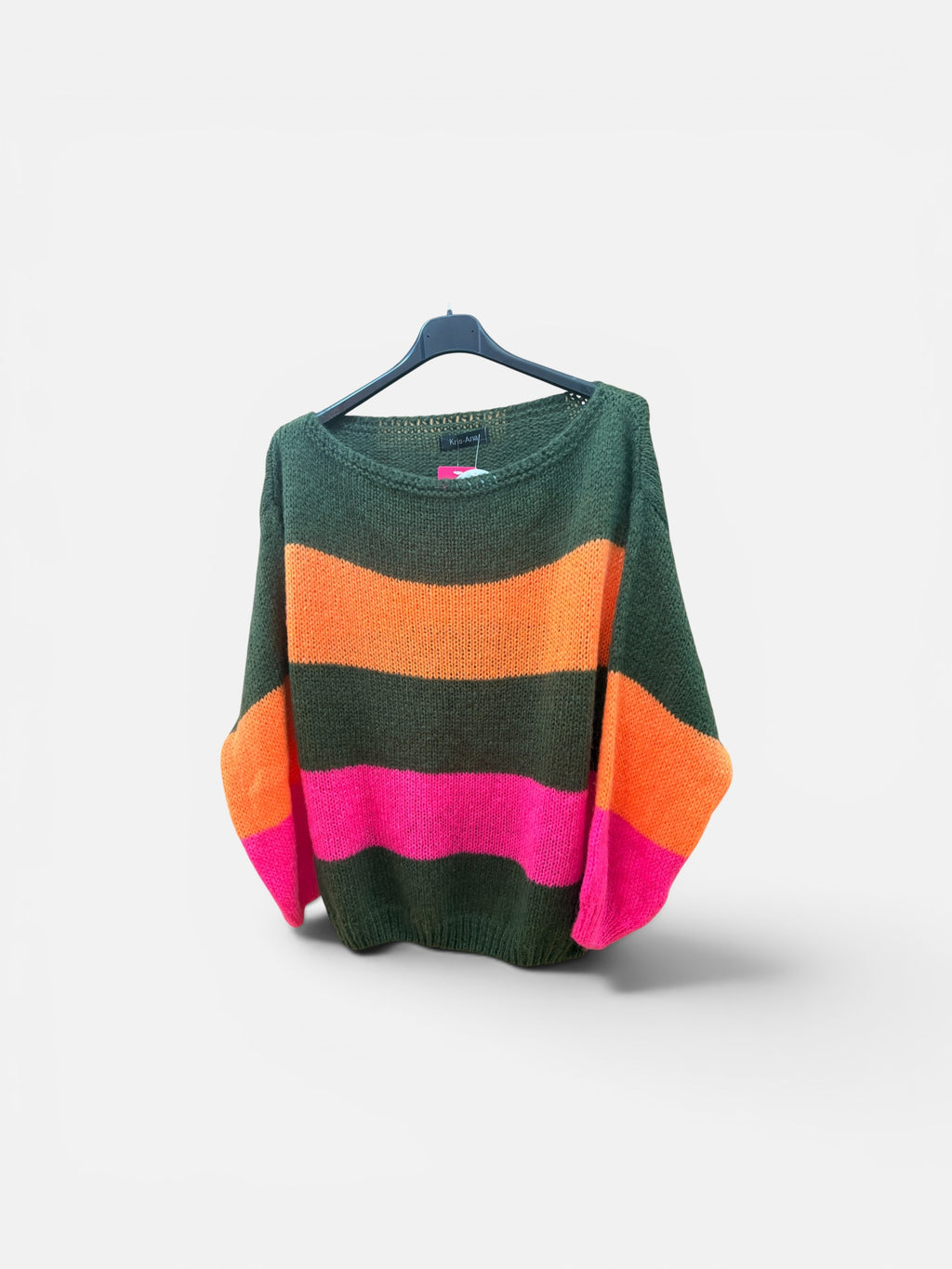 Boxy Bold stripe Jumper - One Size (fits 8-16)