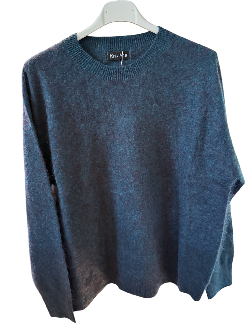 Cashmere mix crew neck