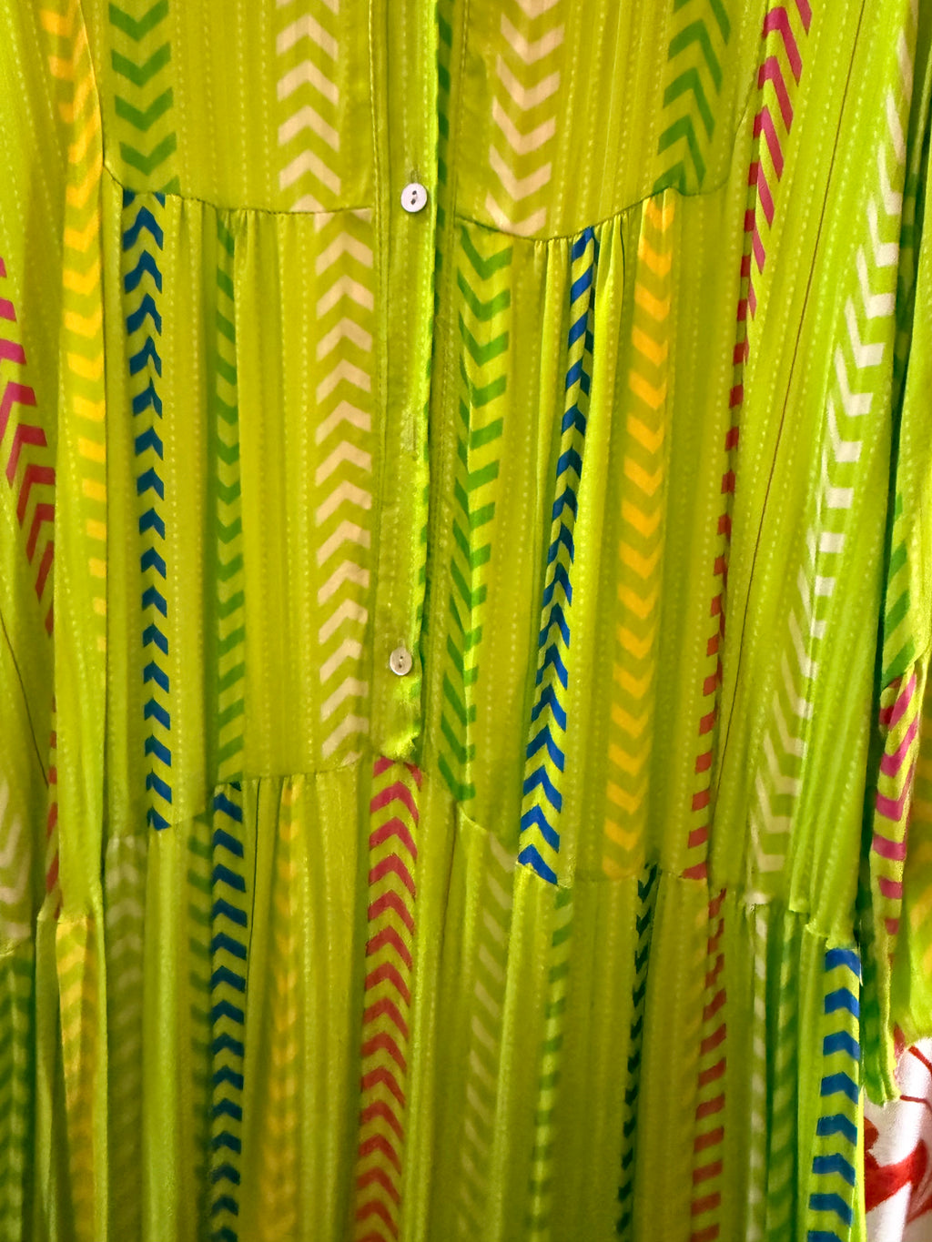 Chevron print dress