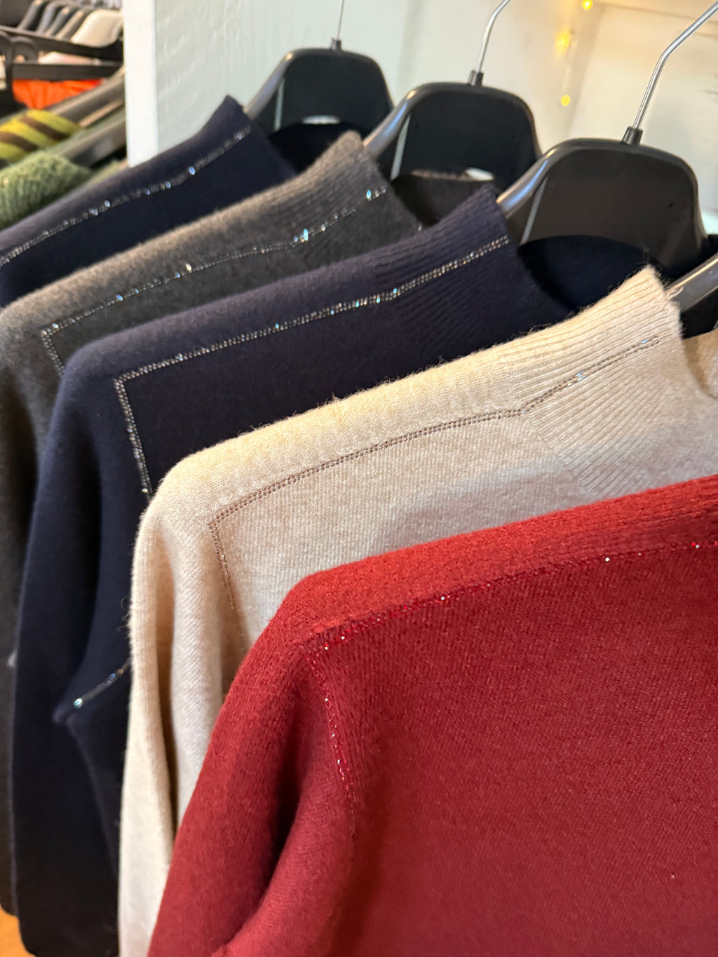Glitter detail jumper