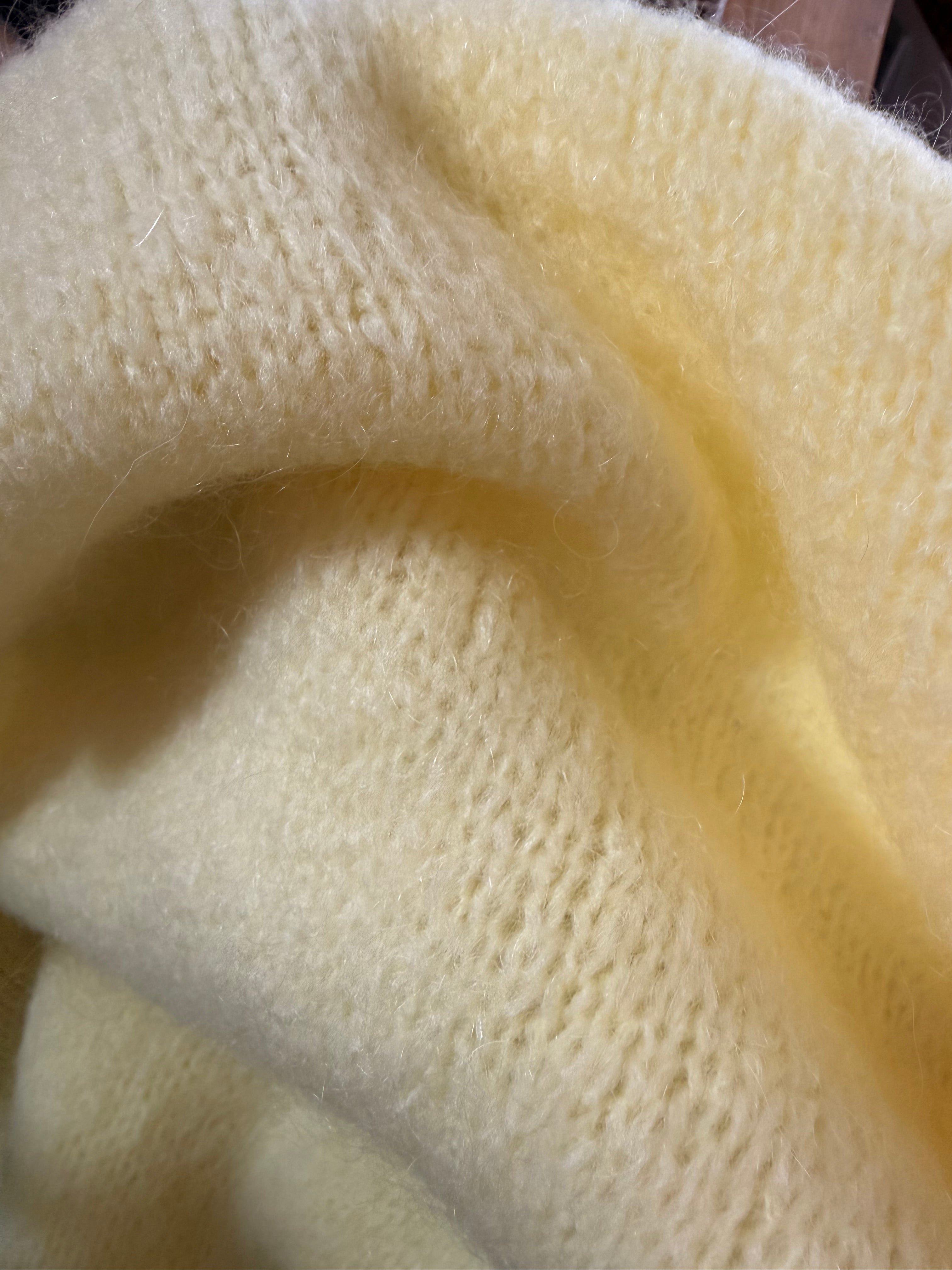 Buttoned Cardigan - mohair
