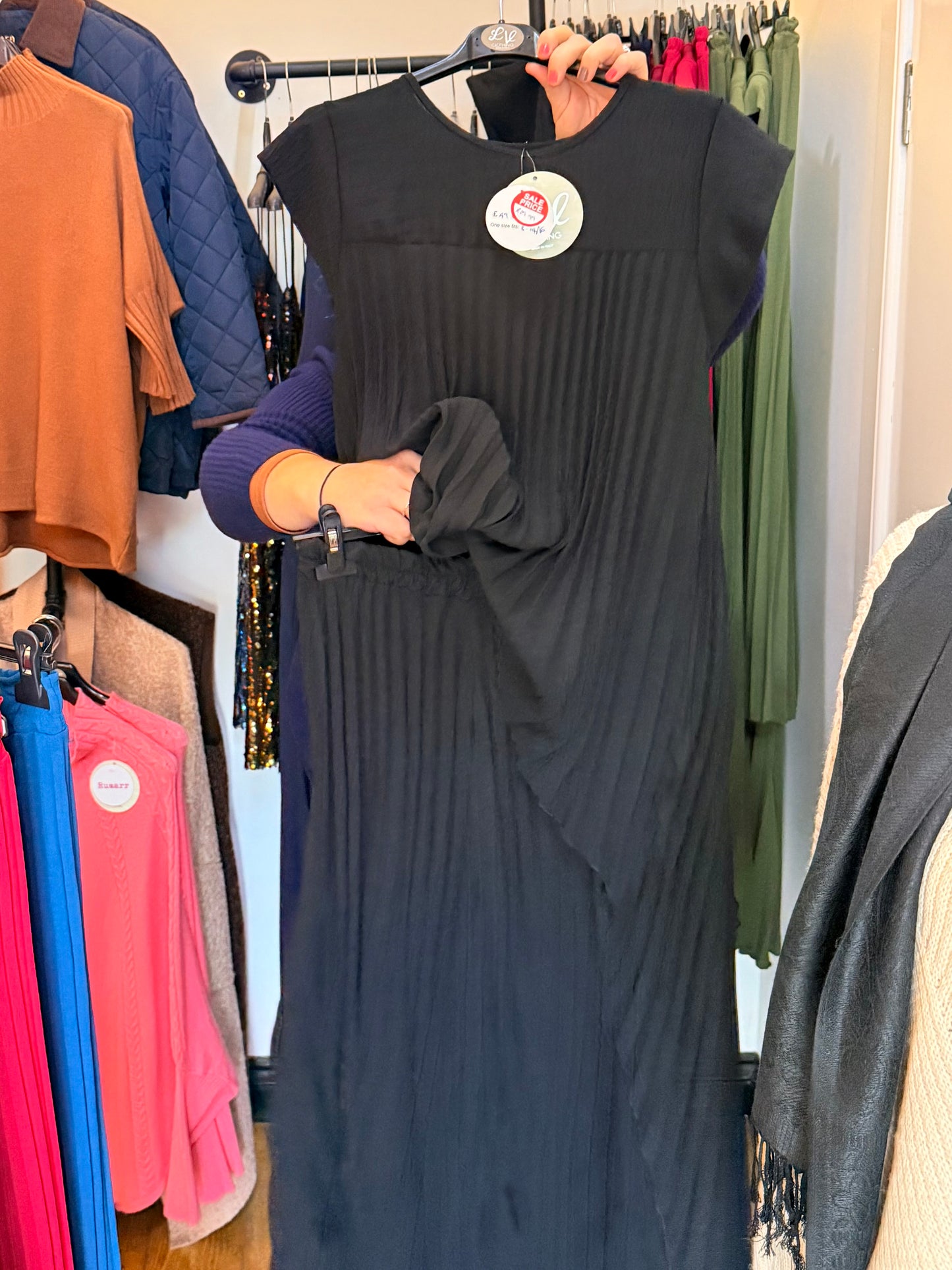 Italian pleated trouser & top set