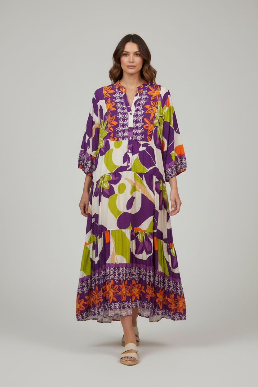 Bold print dress