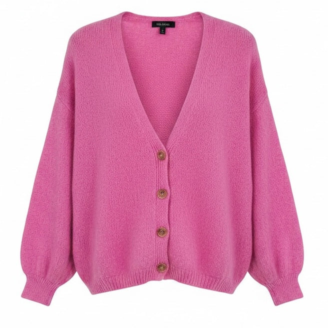 Buttoned Cardigan - mohair