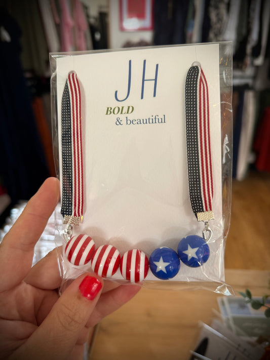JH BOLD & Beautiful - Stars & stripes - red, white & blue