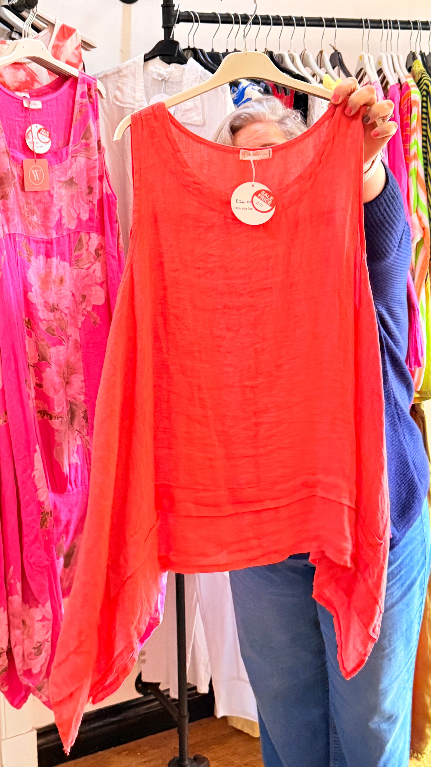 Floaty coral top