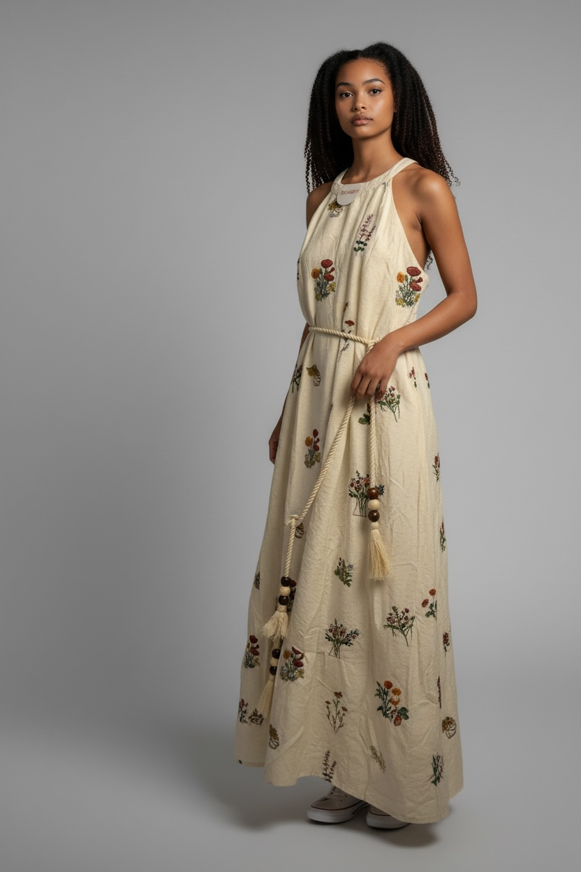 Embroidered dress