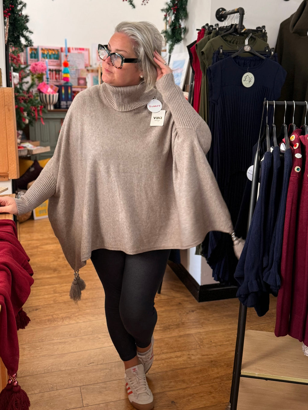Batwing Tassel Jumper