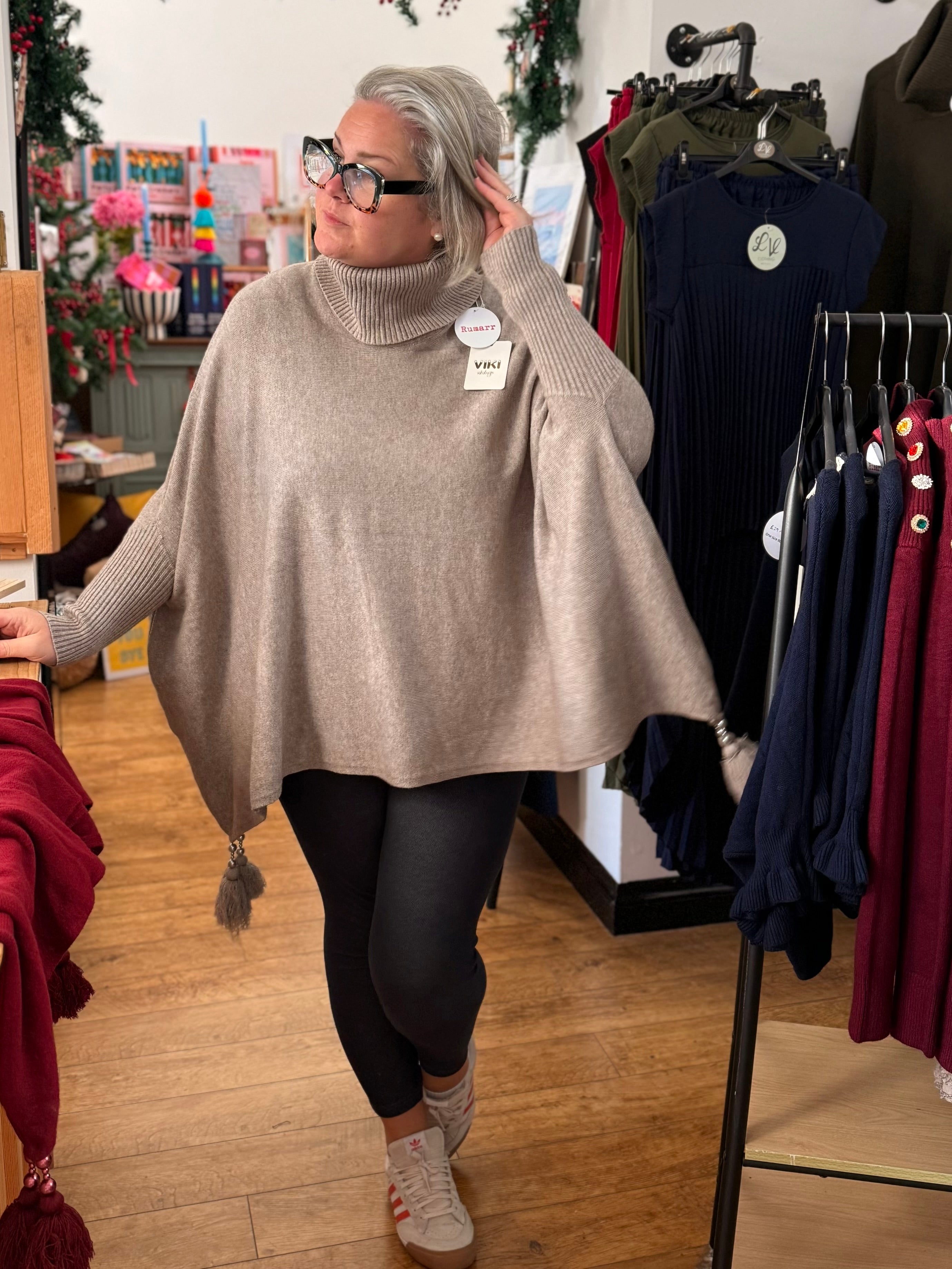 Batwing Tassel Jumper