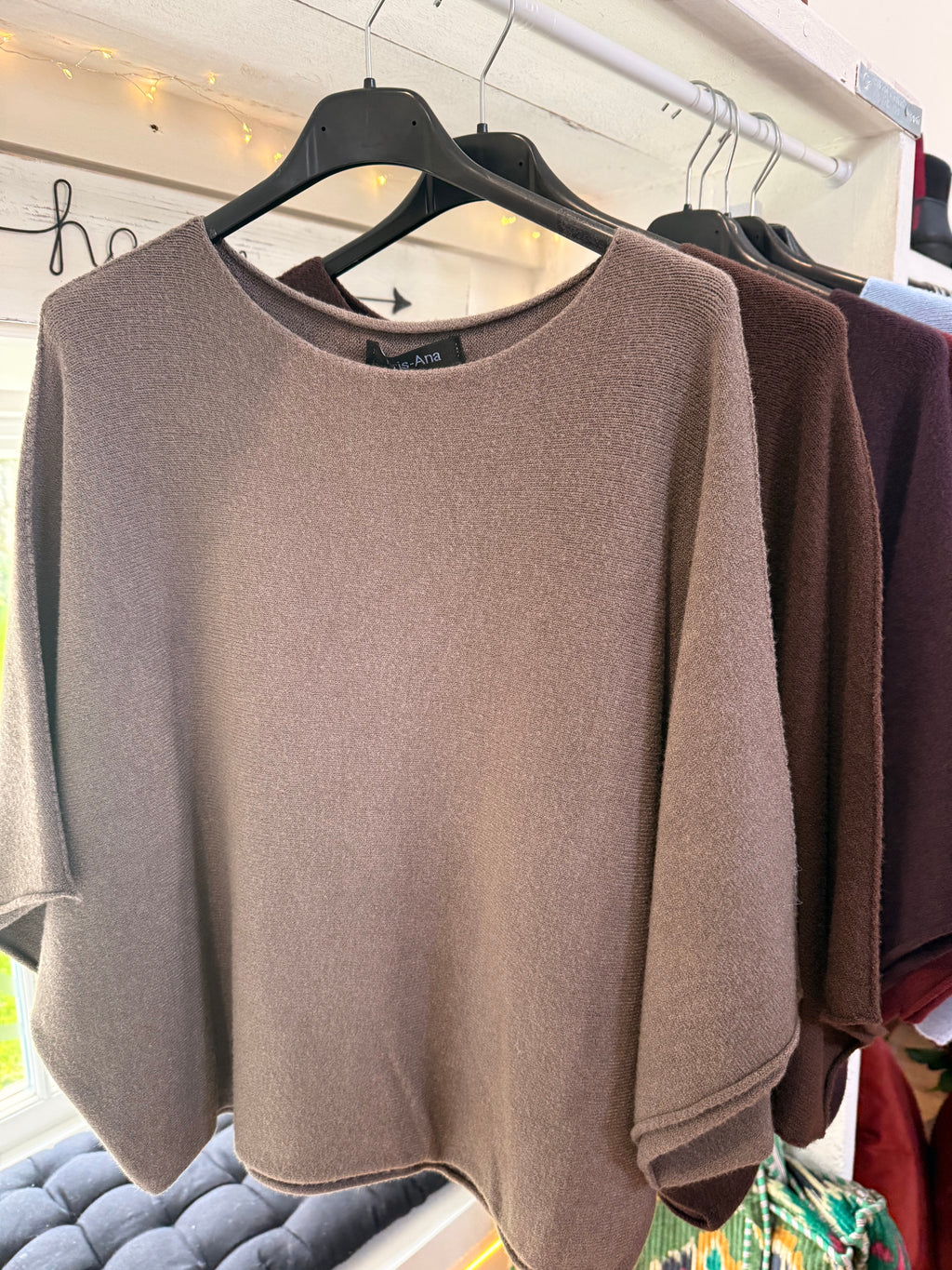 Batwing Soft Knit Jumper - One Size (fits 10-18)