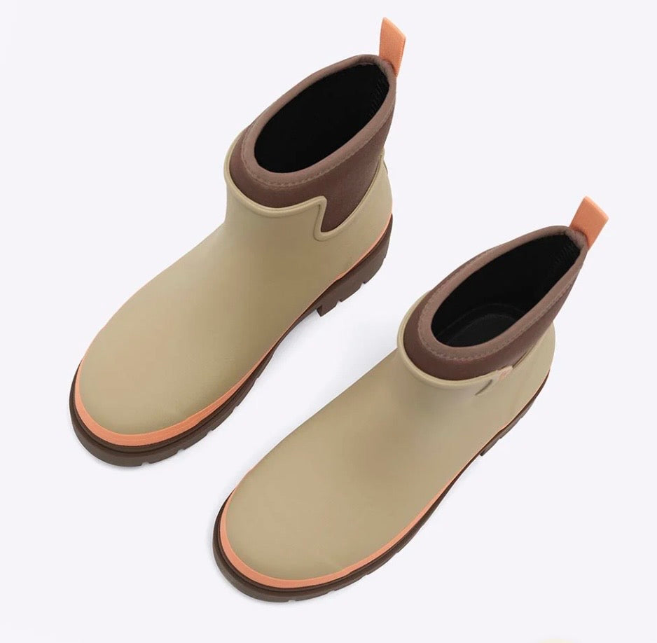 Tully - Taupe & Apricot