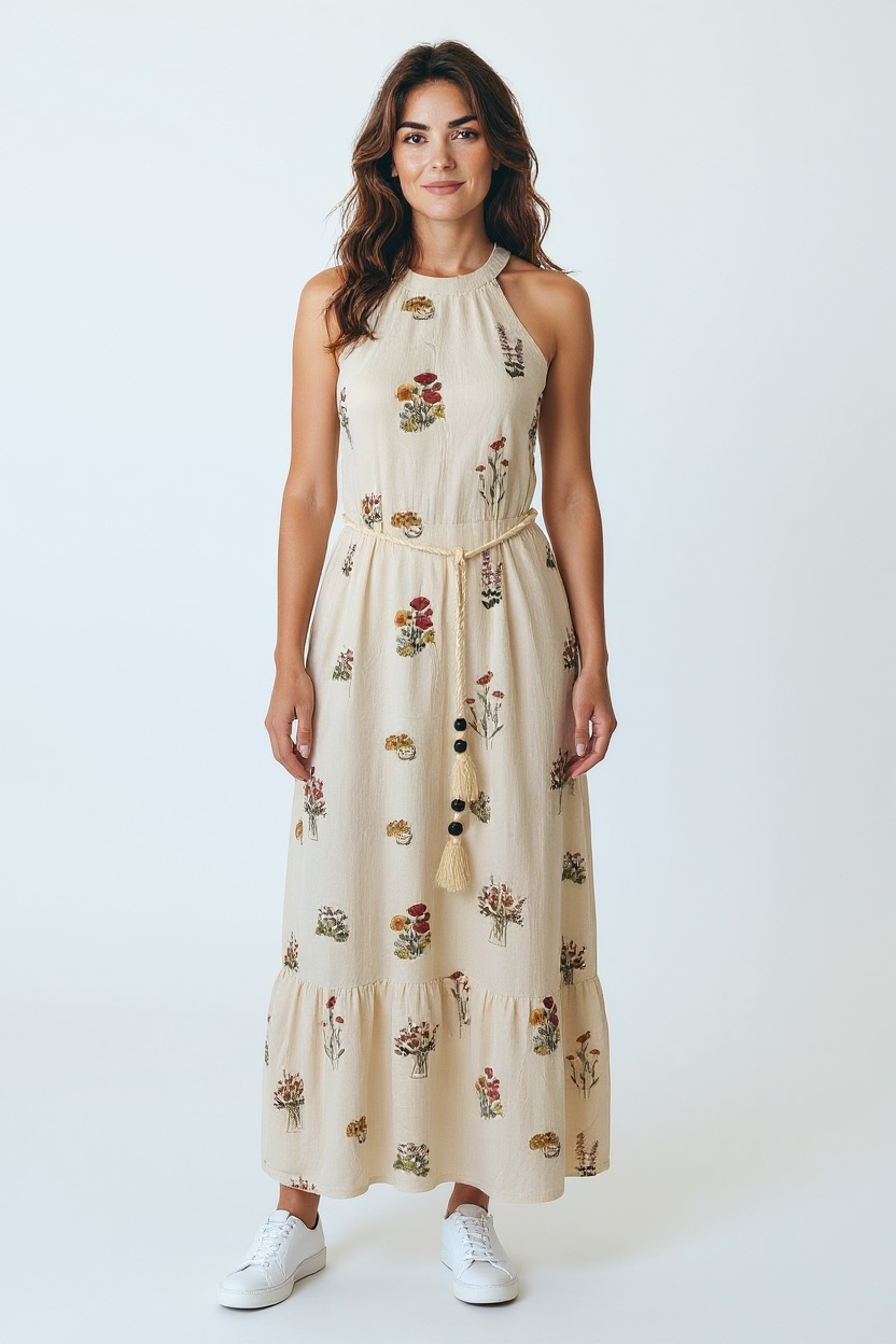 Embroidered dress