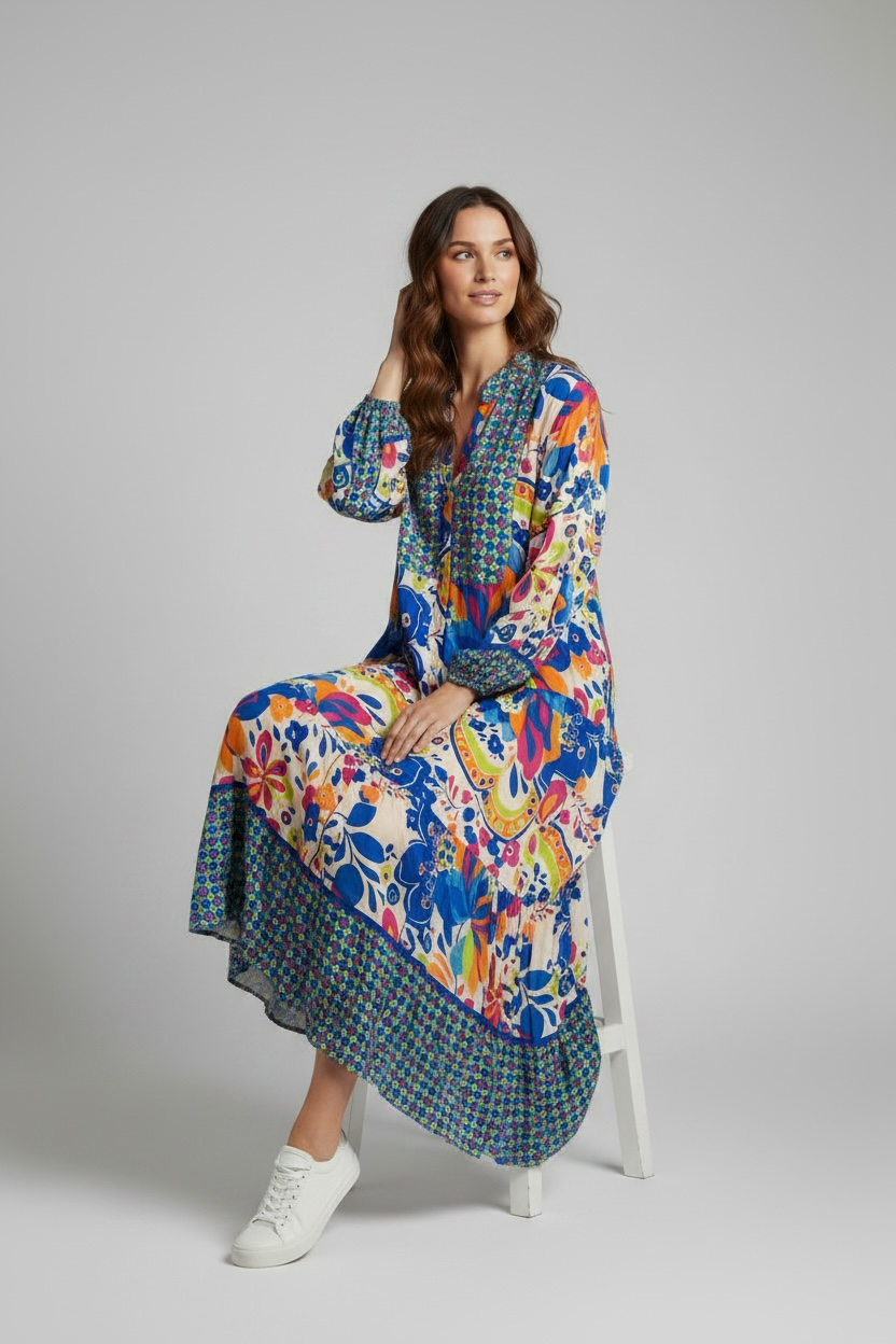 Bold print dress
