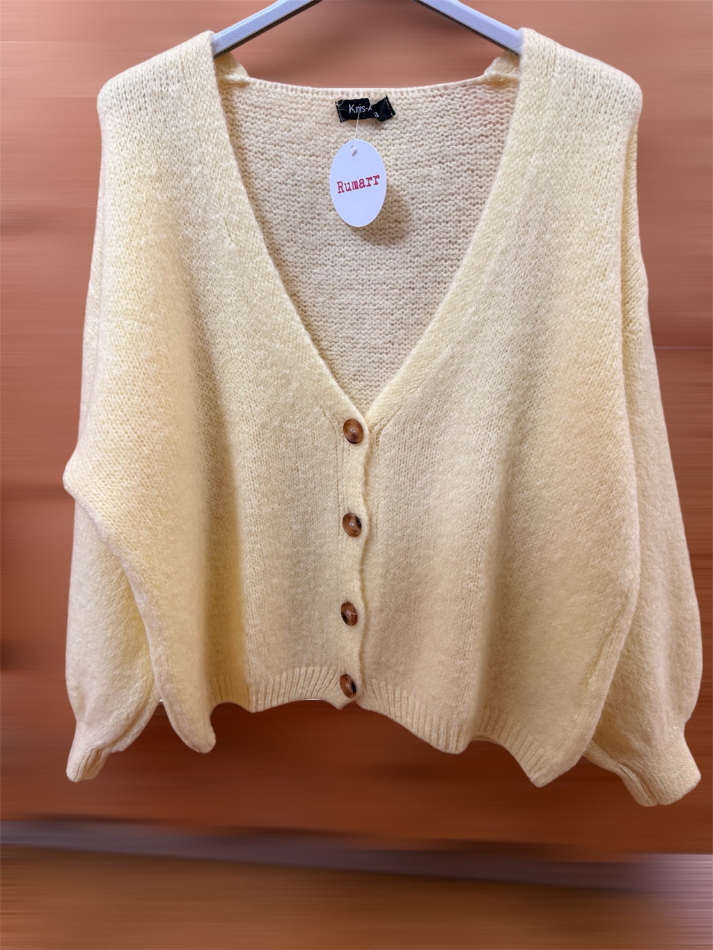 Buttoned Cardigan - mohair