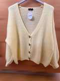 Buttoned Cardigan - mohair