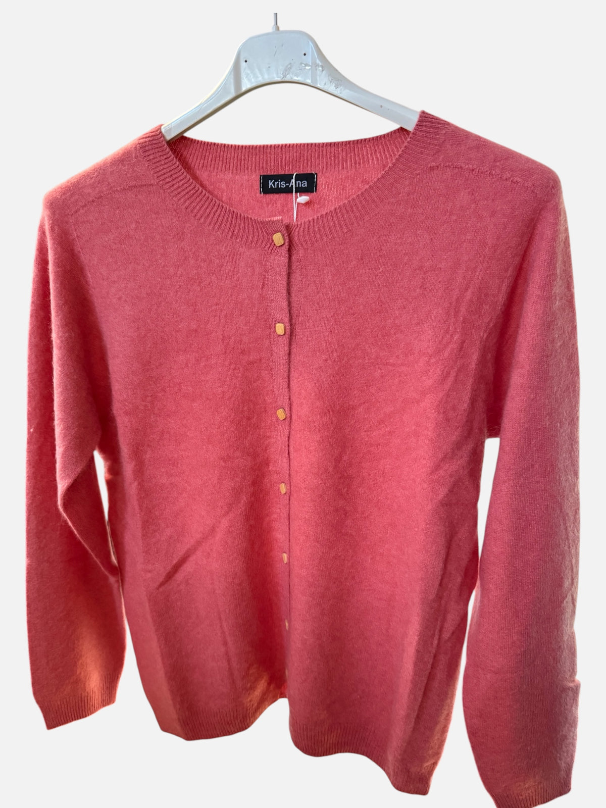 Cashmere mix buttoned cardigan