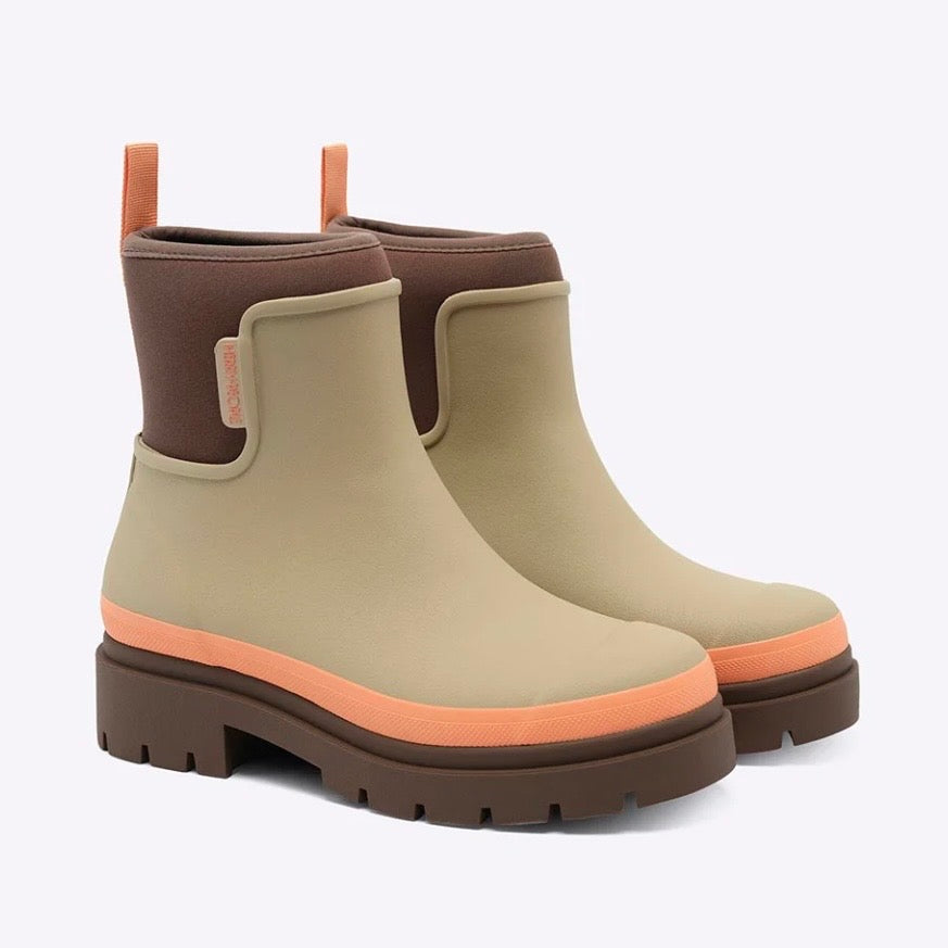 Tully - Taupe & Apricot