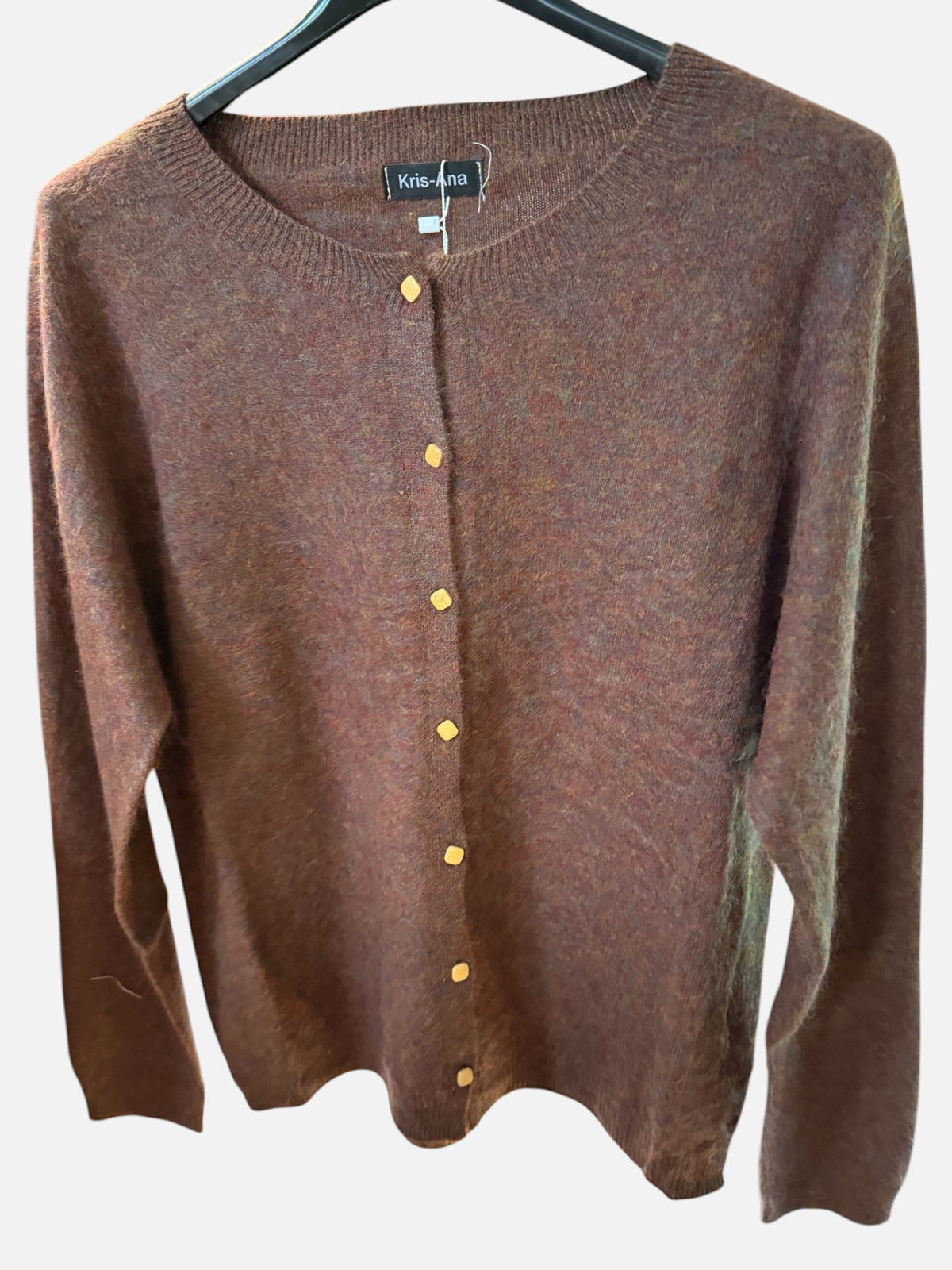Cashmere mix buttoned cardigan