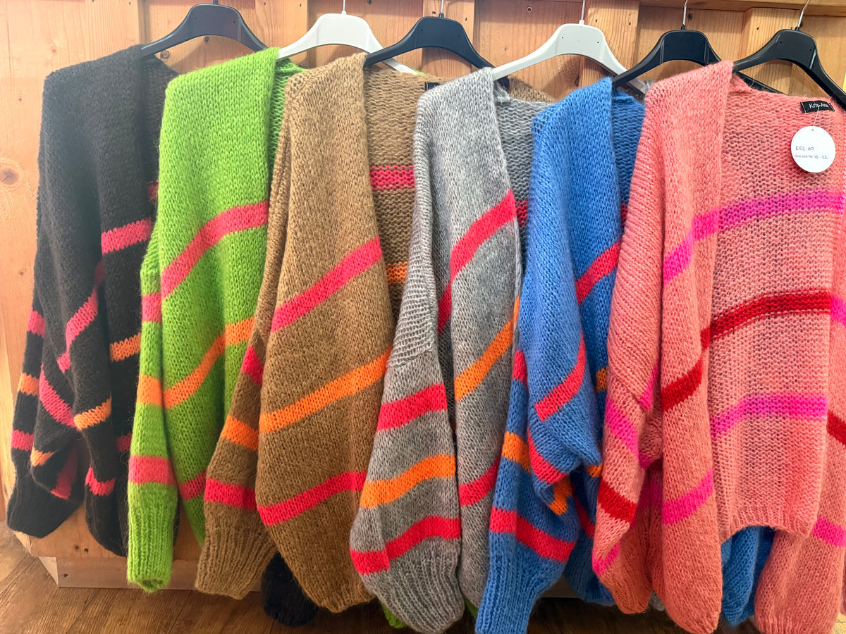 Mohair mix cardigan