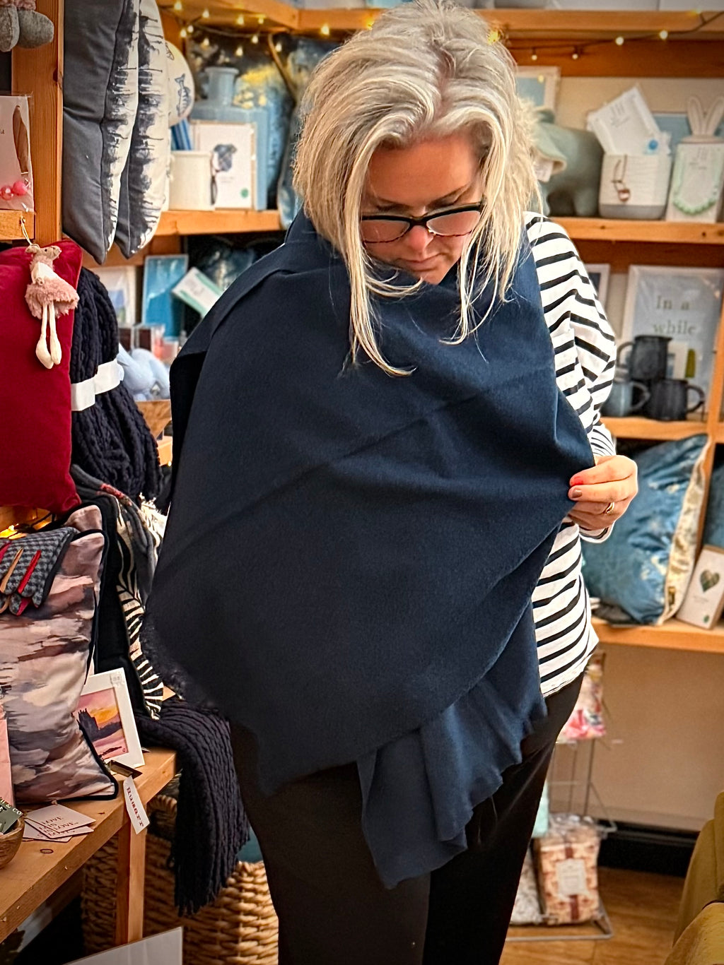 Soft knit scarves