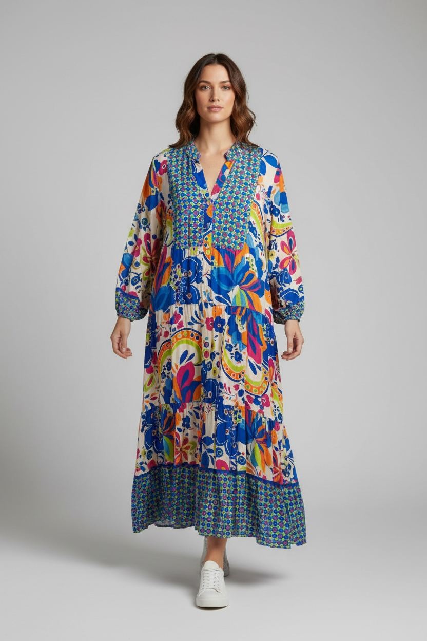 Bold print dress