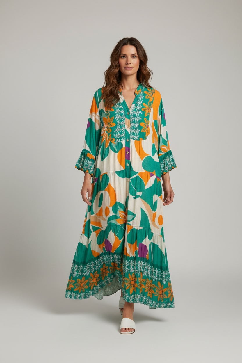 Bold print dress