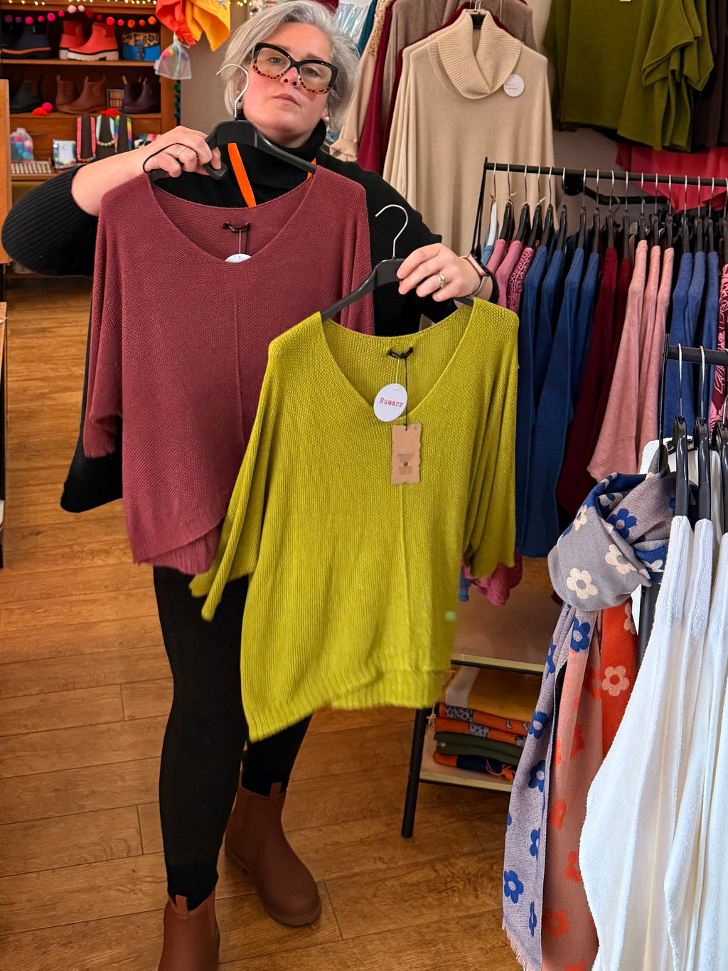 Batwing lightweight knit