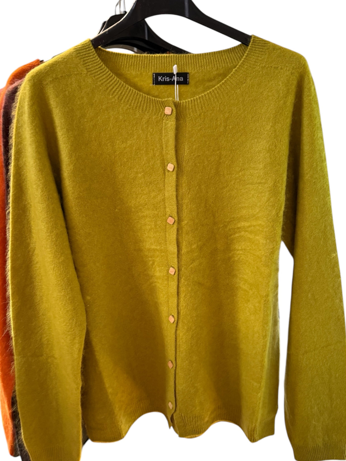 Cashmere mix buttoned cardigan