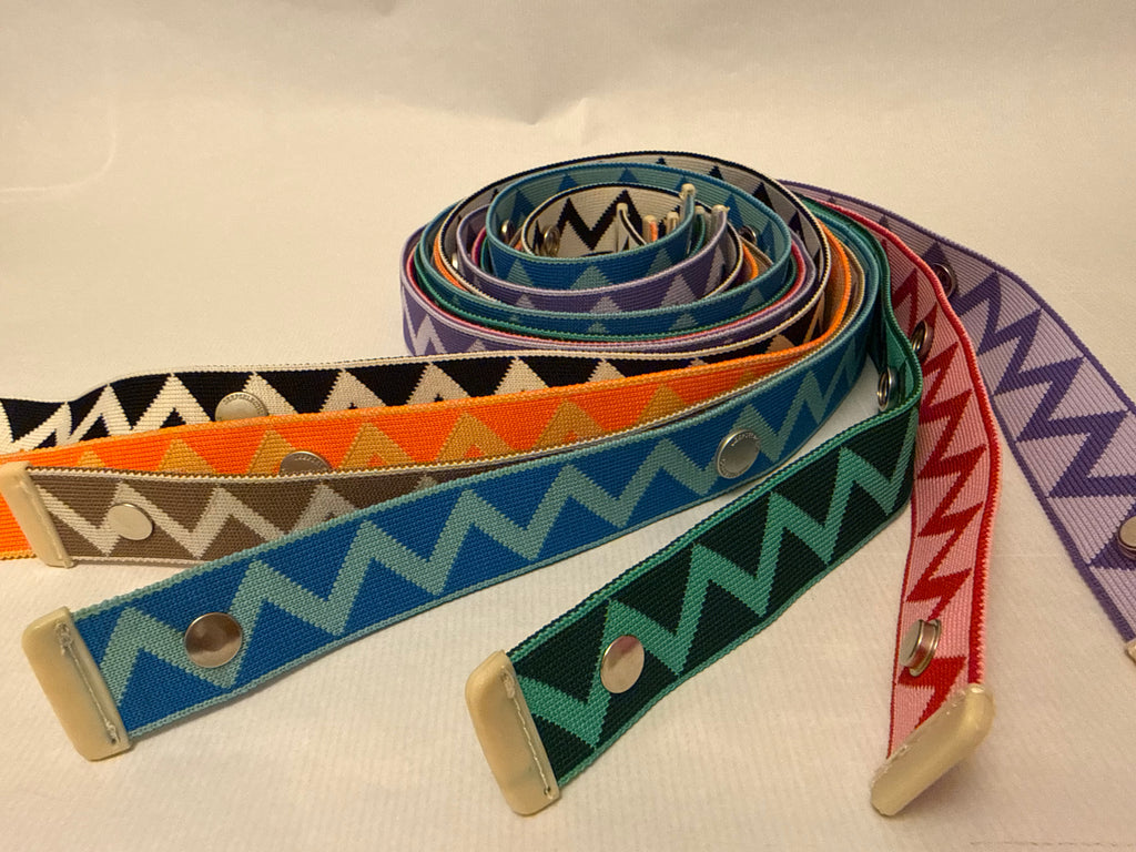 Zigzag bag straps