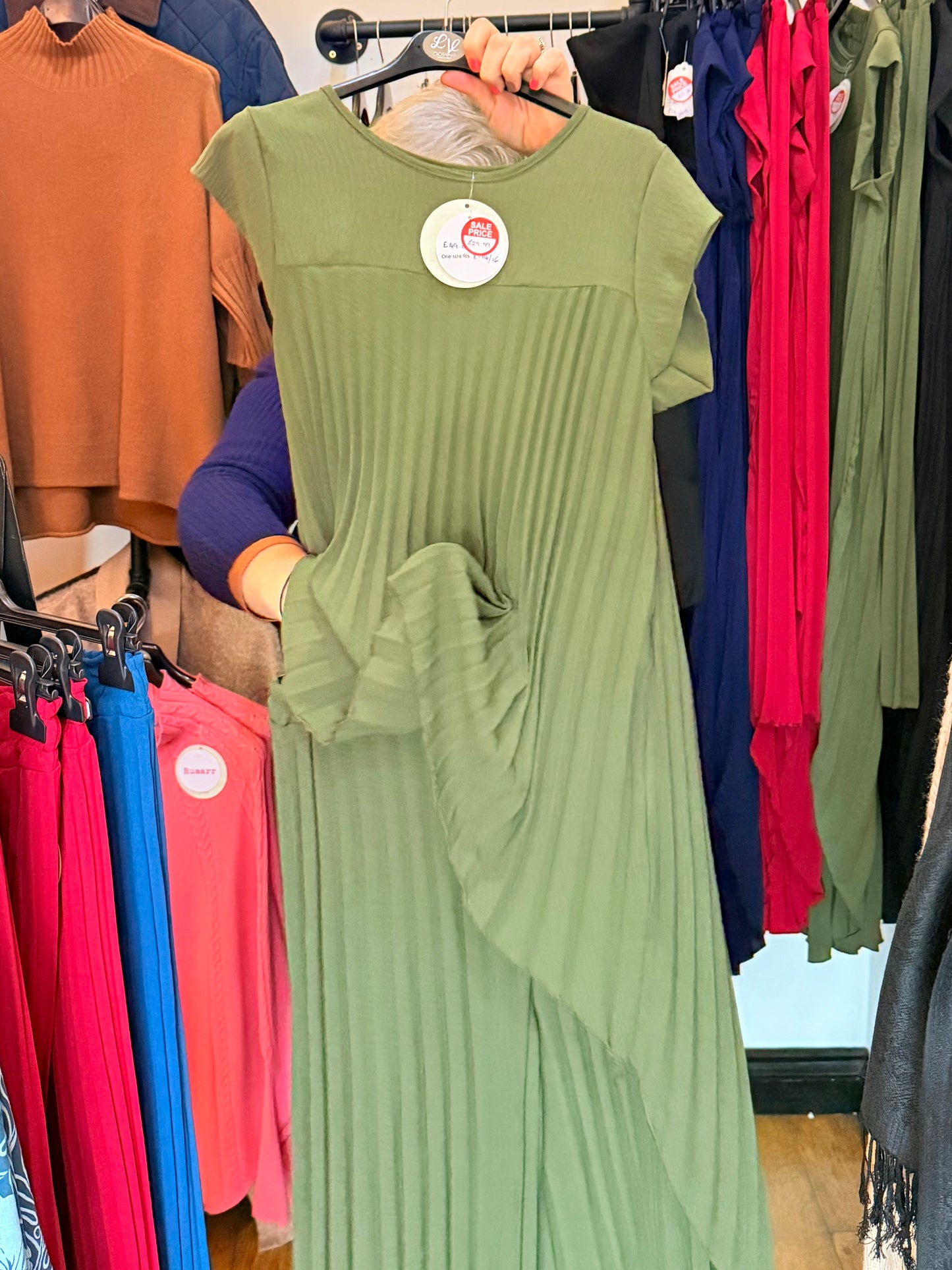 Italian pleated trouser & top set