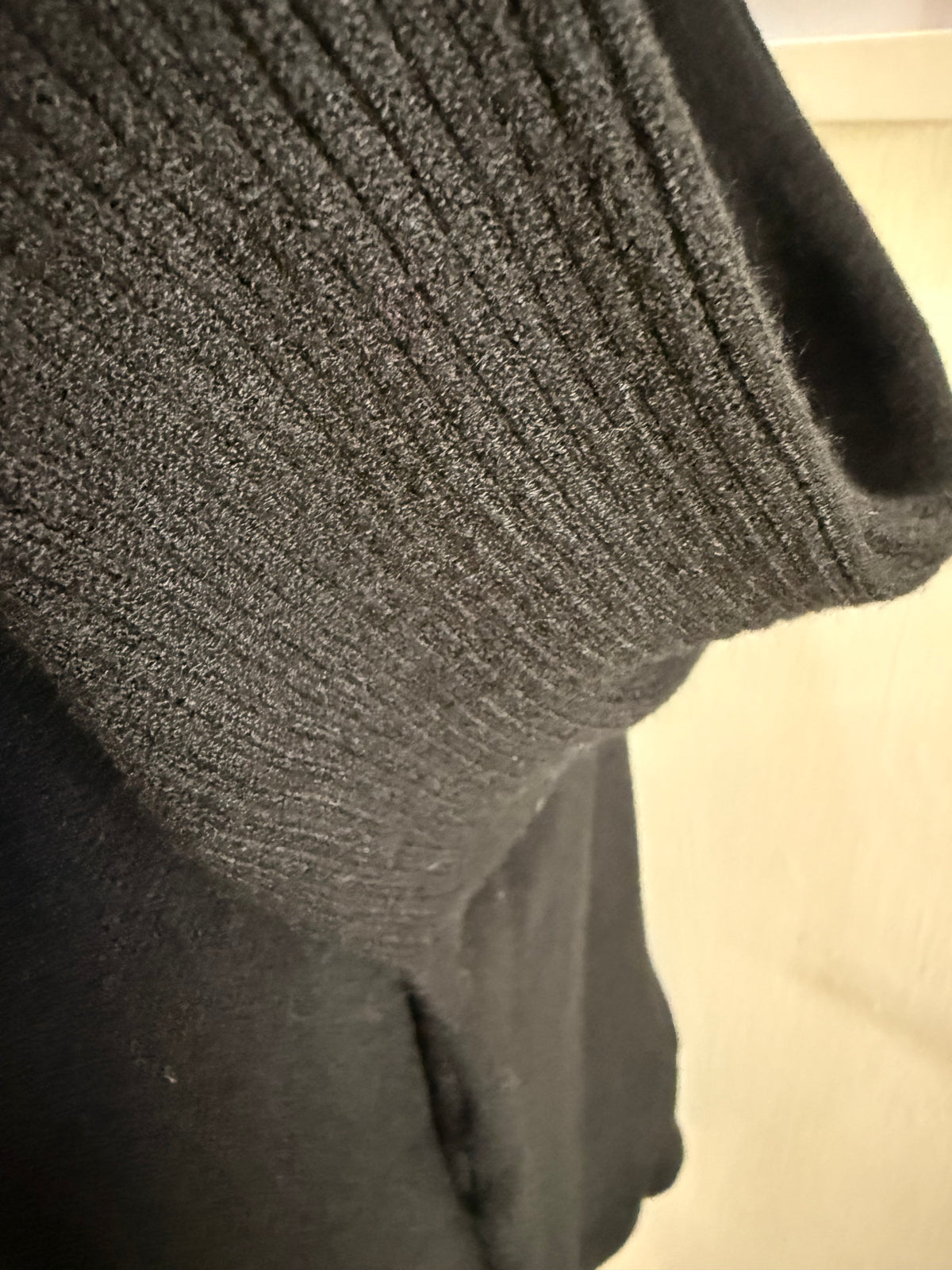 Ribbed sleeve swing jumper one size for 12-22