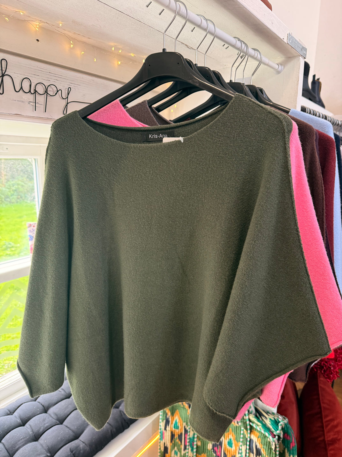Batwing Soft Knit Jumper - One Size (fits 10-18)